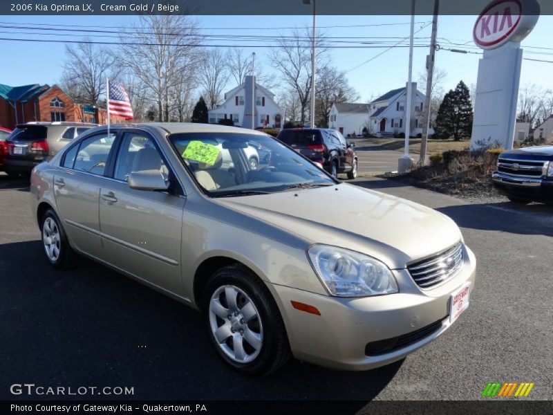 Cream Gold / Beige 2006 Kia Optima LX