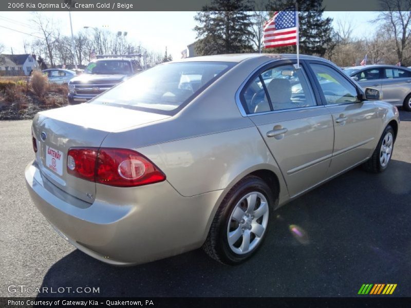 Cream Gold / Beige 2006 Kia Optima LX