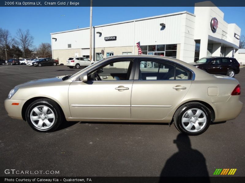 Cream Gold / Beige 2006 Kia Optima LX