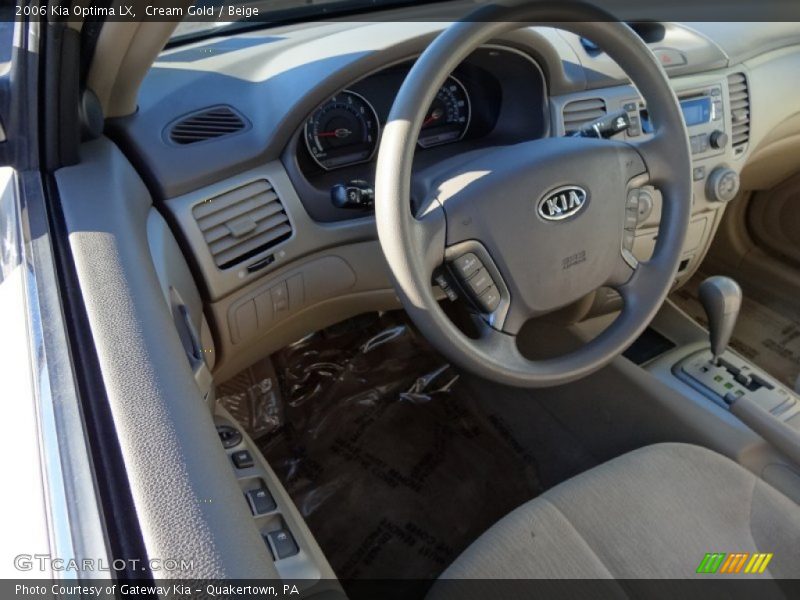 Cream Gold / Beige 2006 Kia Optima LX