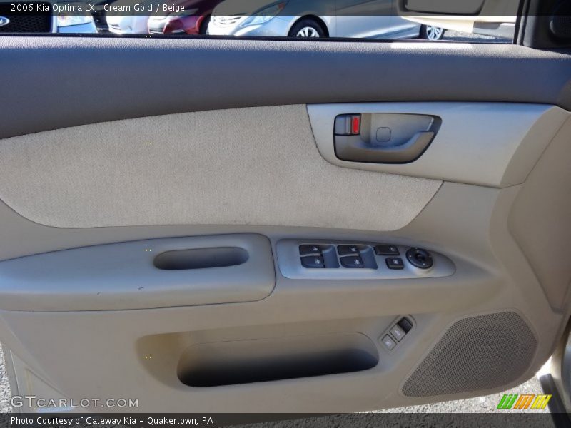 Cream Gold / Beige 2006 Kia Optima LX