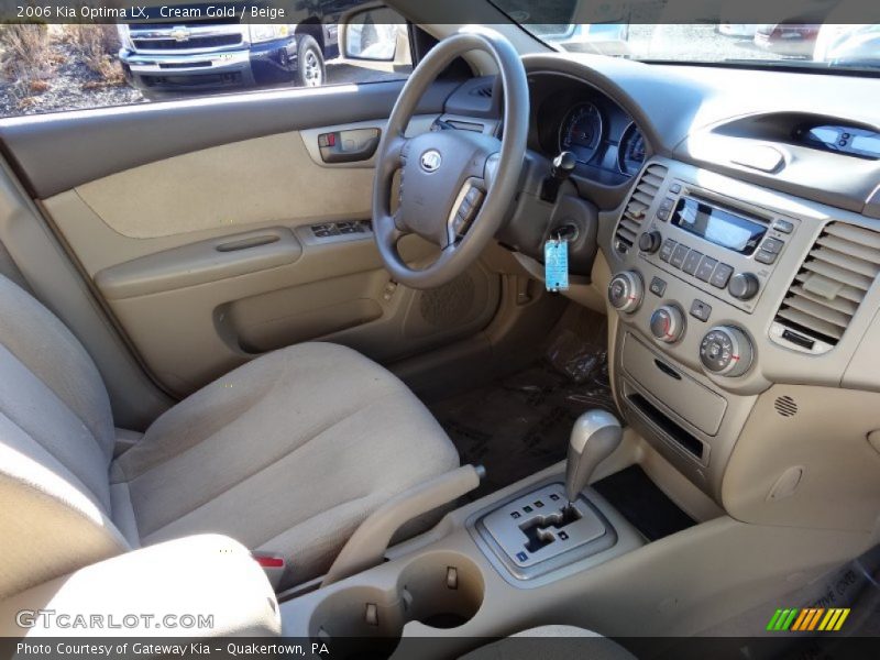 Cream Gold / Beige 2006 Kia Optima LX