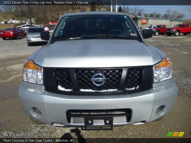 Radiant Silver / Charcoal 2011 Nissan Titan S King Cab 4x4