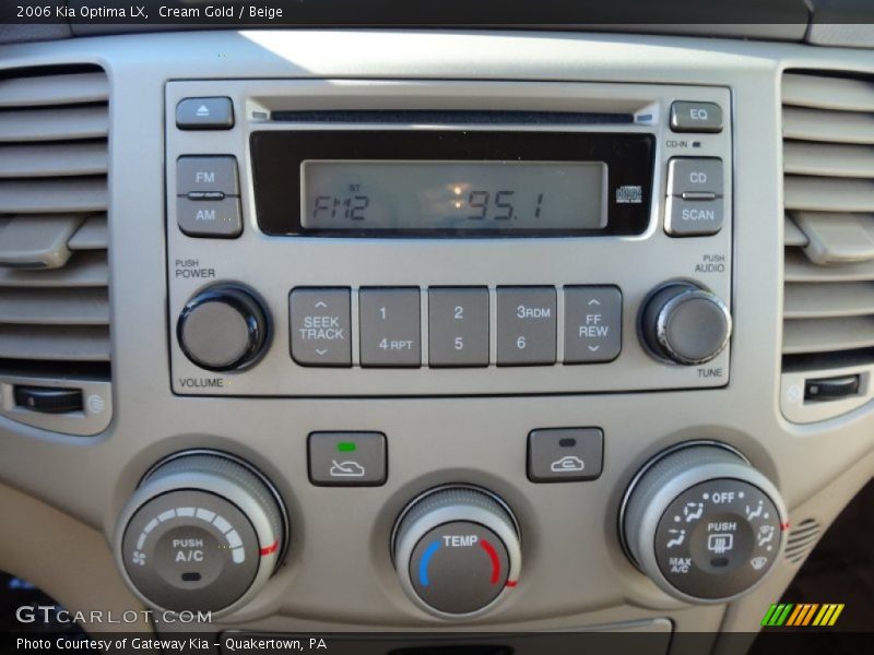 Cream Gold / Beige 2006 Kia Optima LX