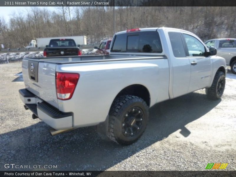 Radiant Silver / Charcoal 2011 Nissan Titan S King Cab 4x4