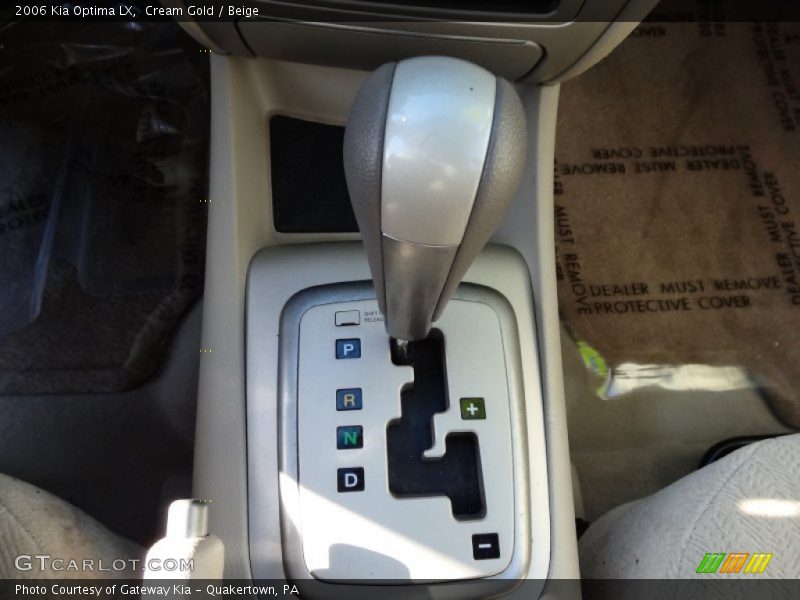 Cream Gold / Beige 2006 Kia Optima LX