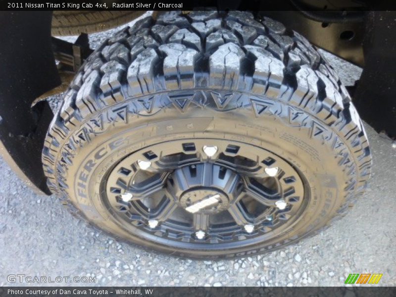 Radiant Silver / Charcoal 2011 Nissan Titan S King Cab 4x4