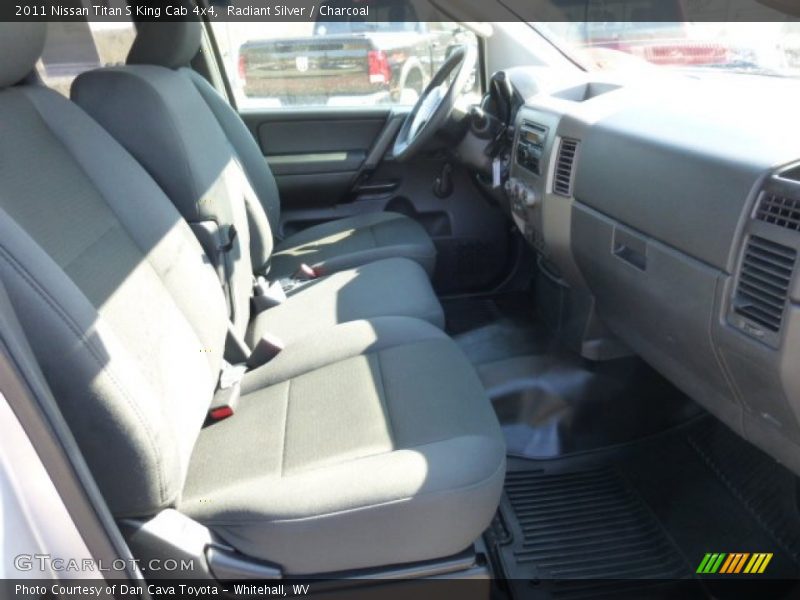 Radiant Silver / Charcoal 2011 Nissan Titan S King Cab 4x4