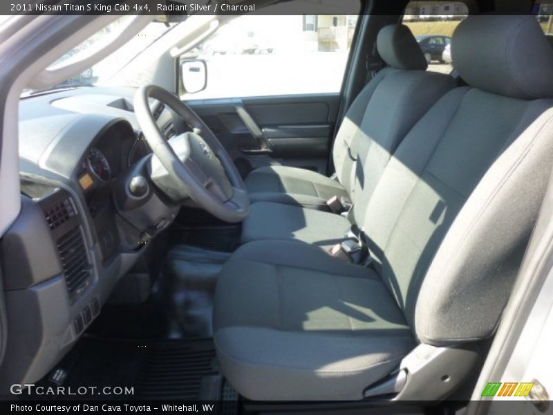 Radiant Silver / Charcoal 2011 Nissan Titan S King Cab 4x4