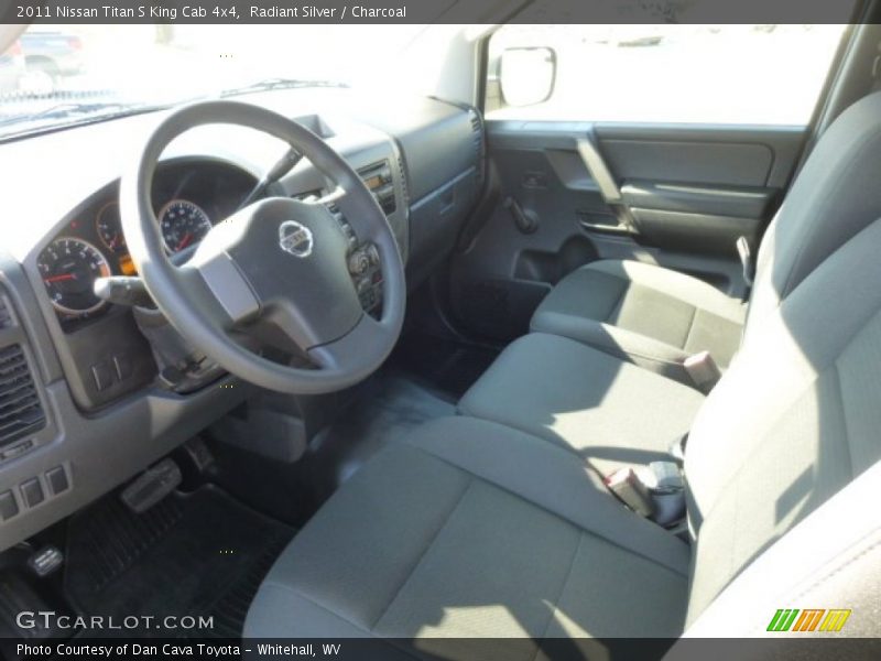 Radiant Silver / Charcoal 2011 Nissan Titan S King Cab 4x4