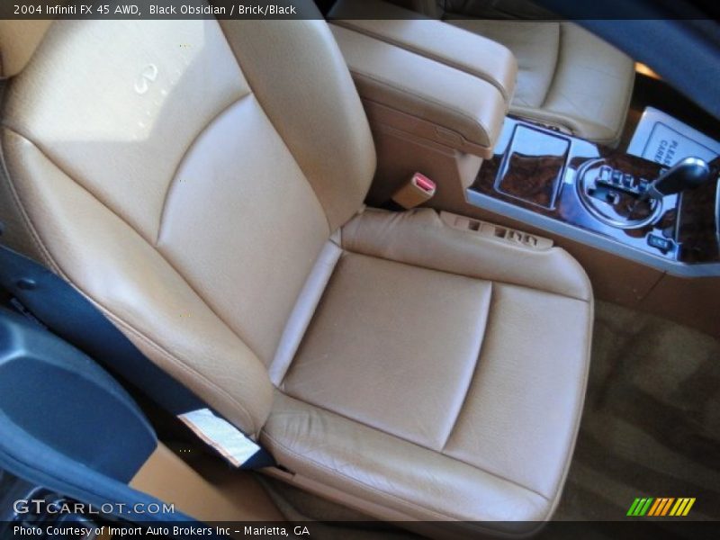 Black Obsidian / Brick/Black 2004 Infiniti FX 45 AWD