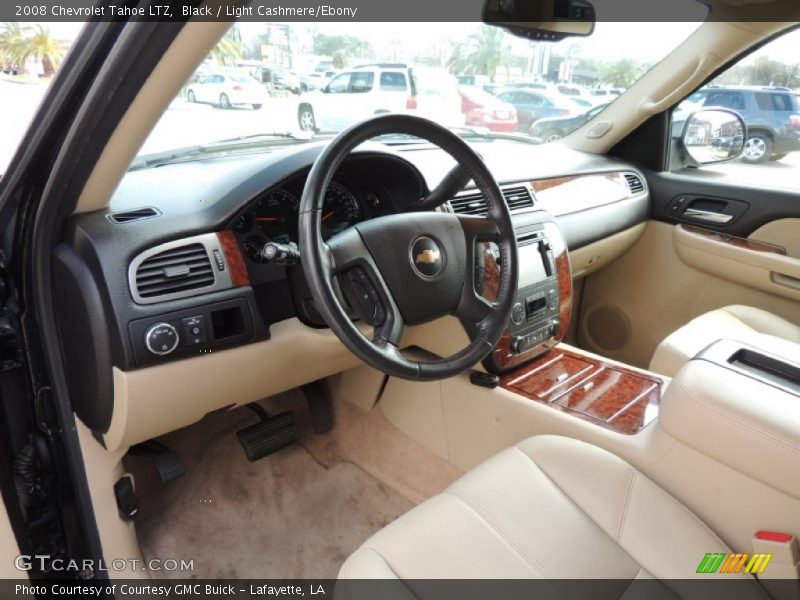 Black / Light Cashmere/Ebony 2008 Chevrolet Tahoe LTZ