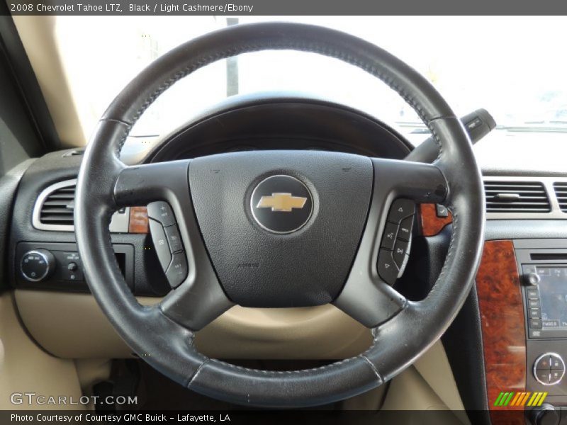 Black / Light Cashmere/Ebony 2008 Chevrolet Tahoe LTZ