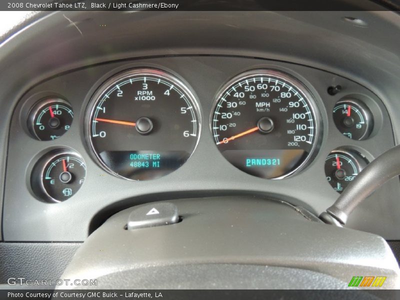 Black / Light Cashmere/Ebony 2008 Chevrolet Tahoe LTZ