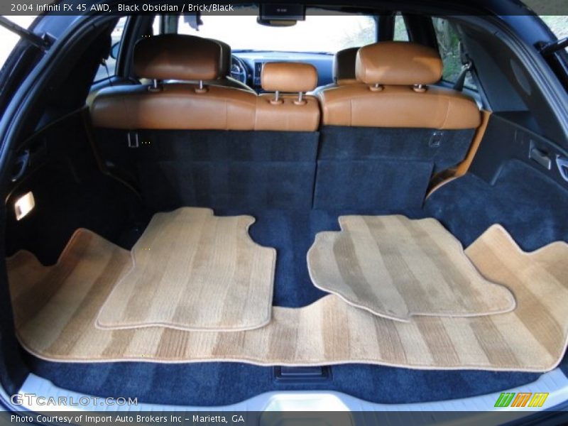 Black Obsidian / Brick/Black 2004 Infiniti FX 45 AWD