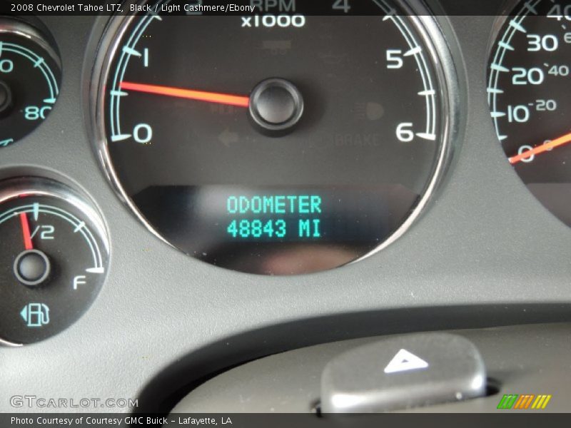 Black / Light Cashmere/Ebony 2008 Chevrolet Tahoe LTZ