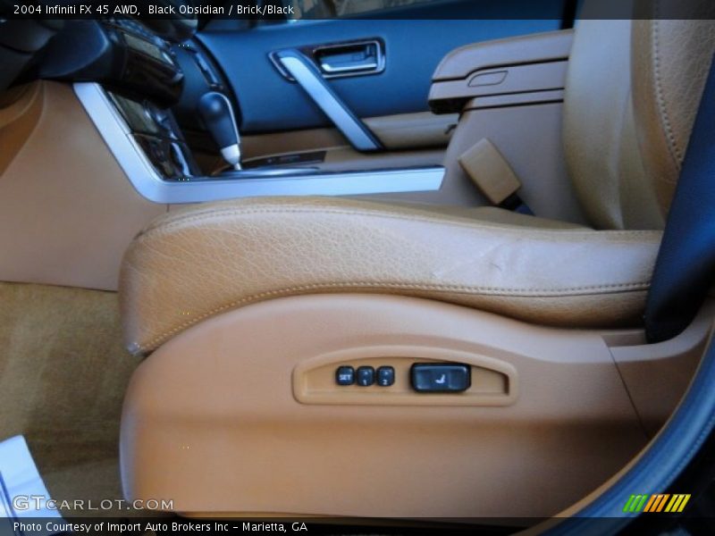 Black Obsidian / Brick/Black 2004 Infiniti FX 45 AWD