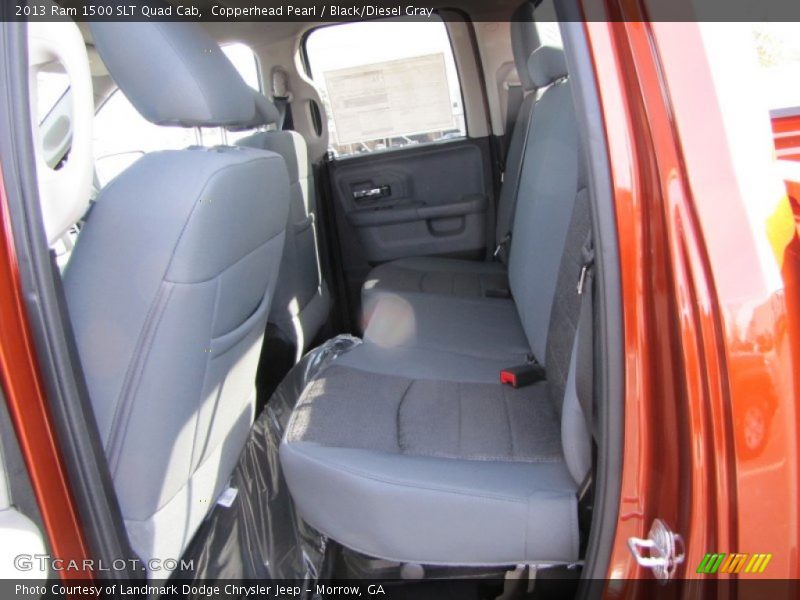 Copperhead Pearl / Black/Diesel Gray 2013 Ram 1500 SLT Quad Cab