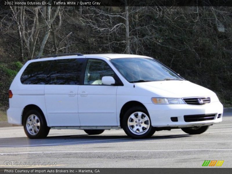 Taffeta White / Quartz Gray 2002 Honda Odyssey EX-L