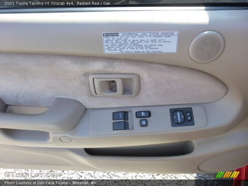 Radiant Red / Oak 2003 Toyota Tacoma V6 Xtracab 4x4