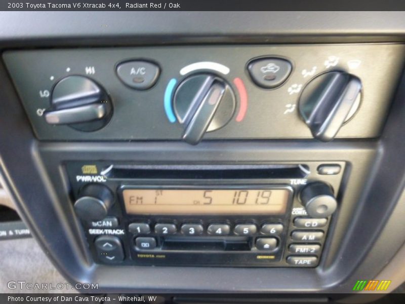Radiant Red / Oak 2003 Toyota Tacoma V6 Xtracab 4x4