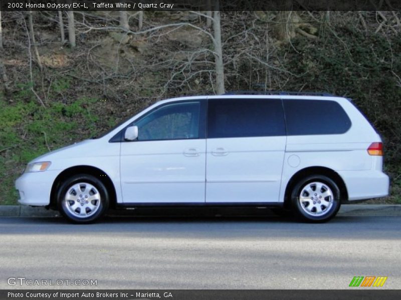 Taffeta White / Quartz Gray 2002 Honda Odyssey EX-L