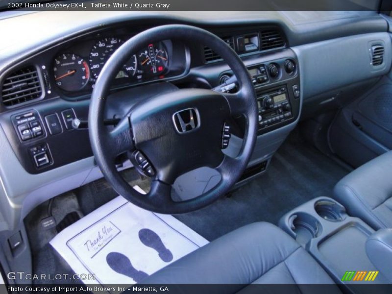 Taffeta White / Quartz Gray 2002 Honda Odyssey EX-L