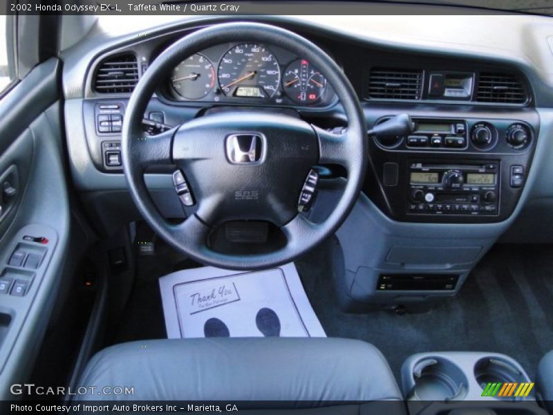 Taffeta White / Quartz Gray 2002 Honda Odyssey EX-L