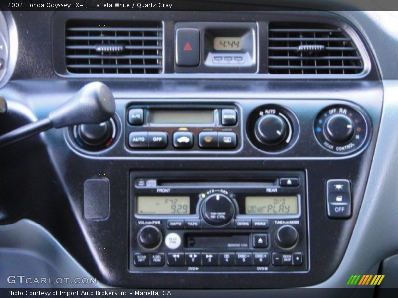 Controls of 2002 Odyssey EX-L
