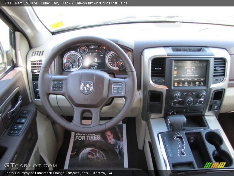 Dashboard of 2013 1500 SLT Quad Cab