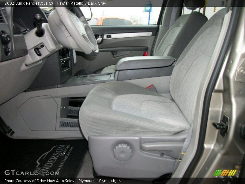 Pewter Metallic / Dark Gray 2002 Buick Rendezvous CX