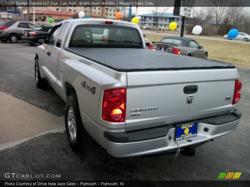 Bright Silver Metallic / Medium Slate Gray 2005 Dodge Dakota SLT Club Cab 4x4