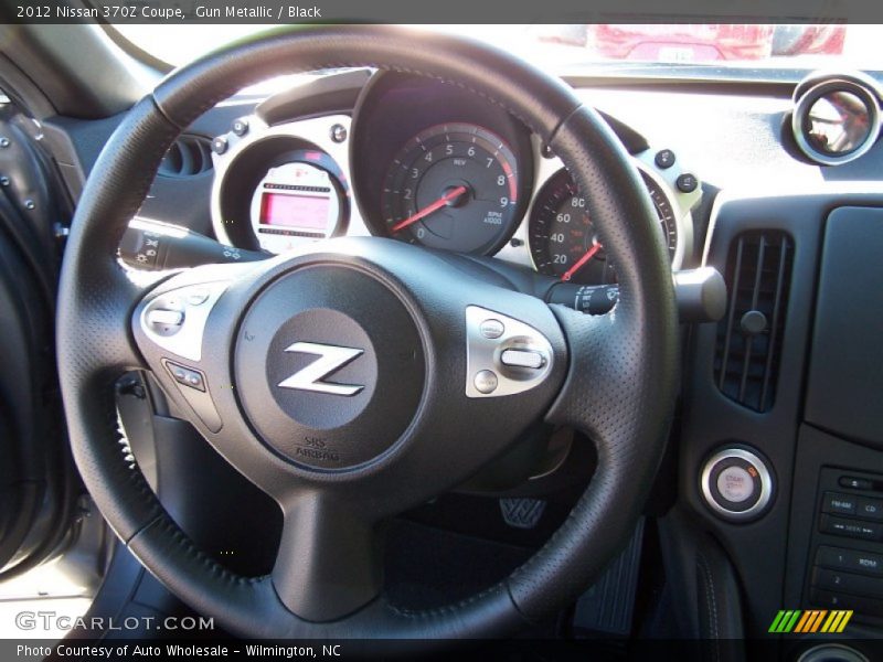 Gun Metallic / Black 2012 Nissan 370Z Coupe