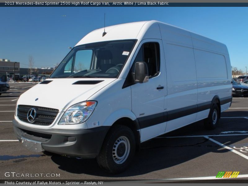 Arctic White / Lima Black Fabric 2013 Mercedes-Benz Sprinter 2500 High Roof Cargo Van