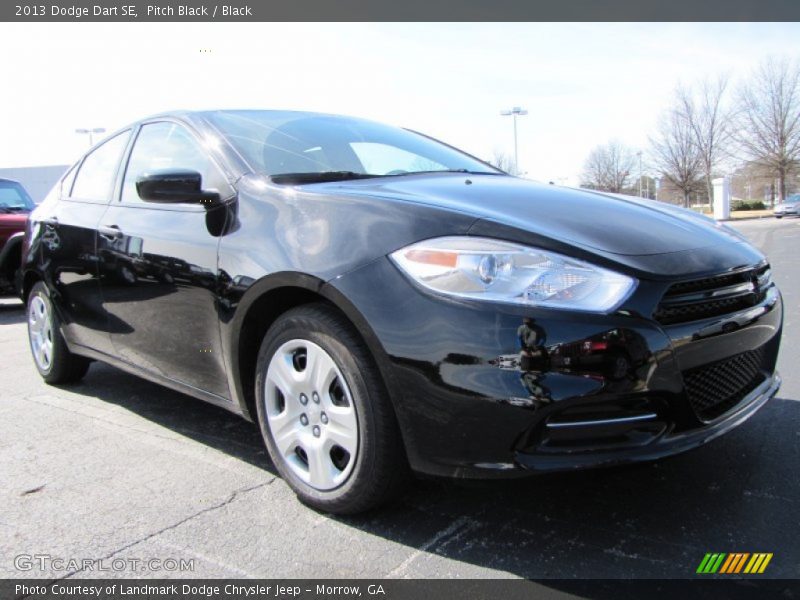 Pitch Black / Black 2013 Dodge Dart SE