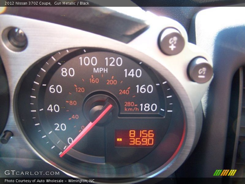 Gun Metallic / Black 2012 Nissan 370Z Coupe