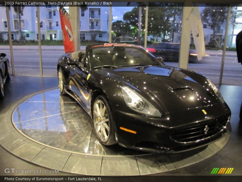 Nero Daytona (Black Metallic) / Black 2009 Ferrari California