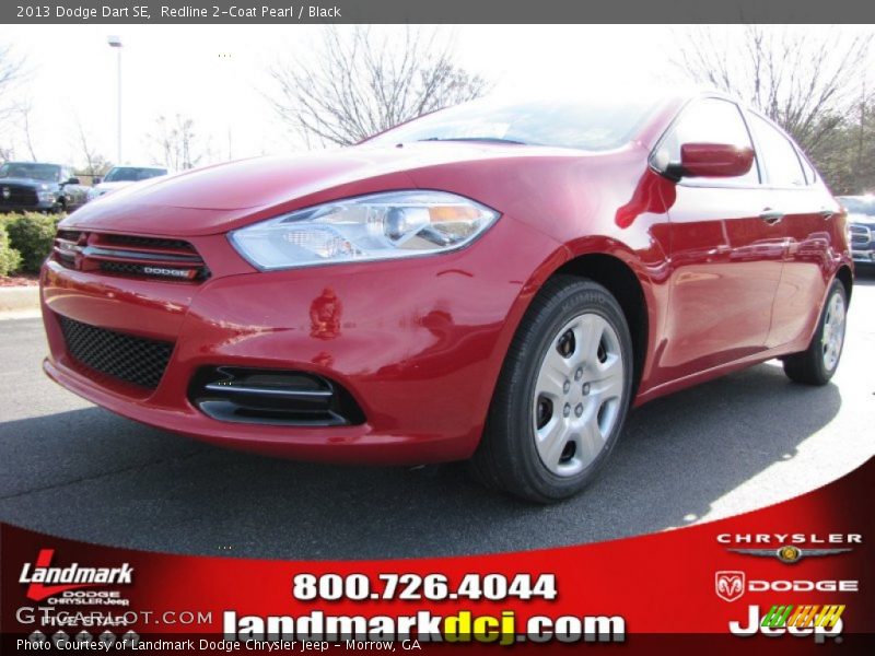 Redline 2-Coat Pearl / Black 2013 Dodge Dart SE