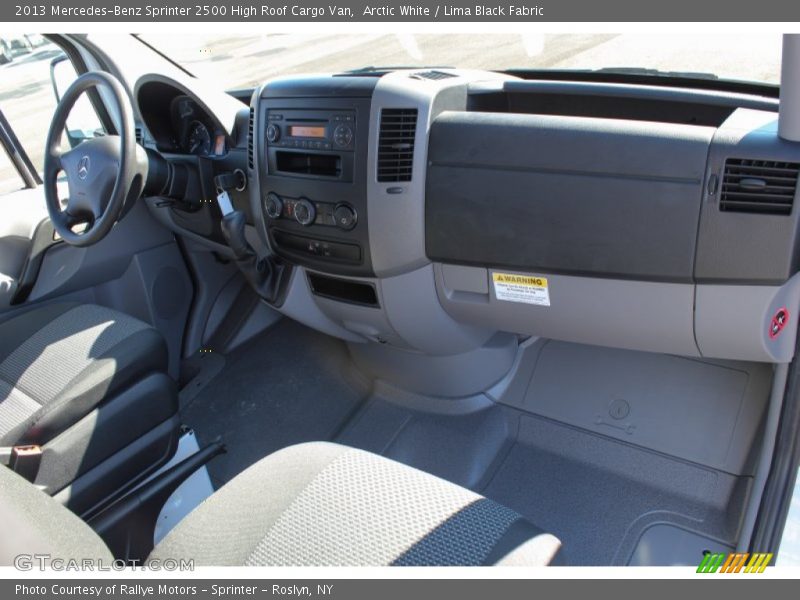 Dashboard of 2013 Sprinter 2500 High Roof Cargo Van