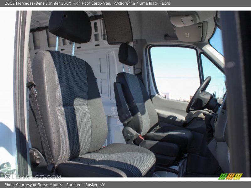Front Seat of 2013 Sprinter 2500 High Roof Cargo Van