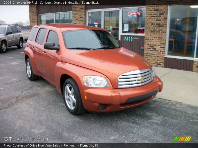 Sunburst Orange II Metallic / Ebony Black 2008 Chevrolet HHR LS