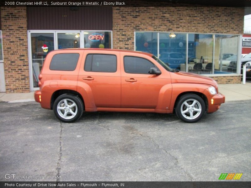 Sunburst Orange II Metallic / Ebony Black 2008 Chevrolet HHR LS