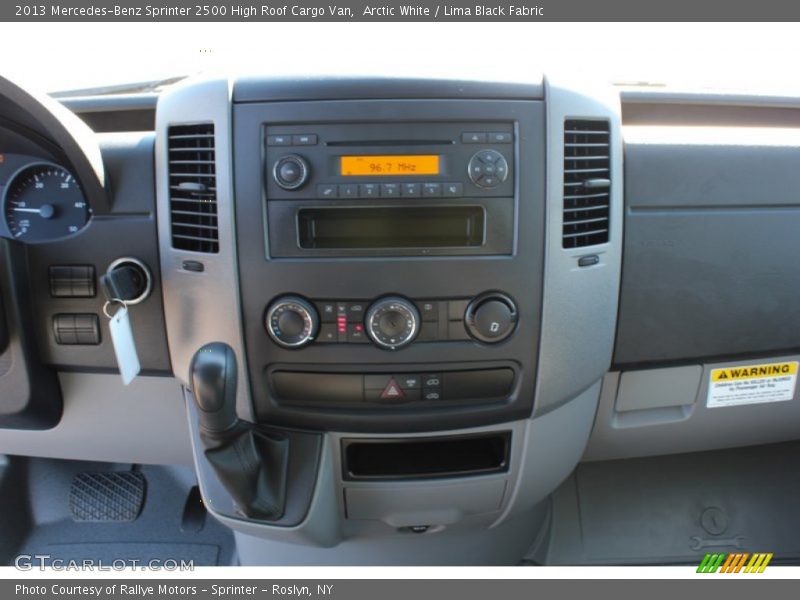 Controls of 2013 Sprinter 2500 High Roof Cargo Van