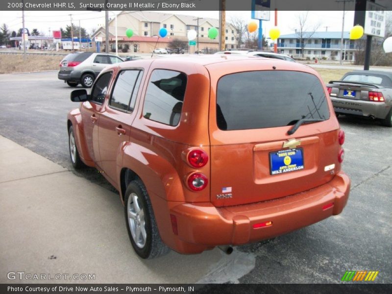 Sunburst Orange II Metallic / Ebony Black 2008 Chevrolet HHR LS