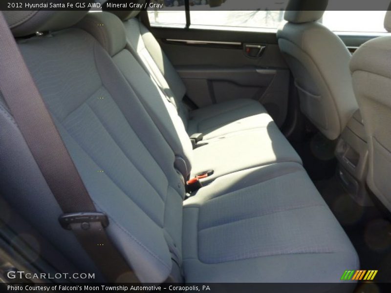 Mineral Gray / Gray 2012 Hyundai Santa Fe GLS AWD