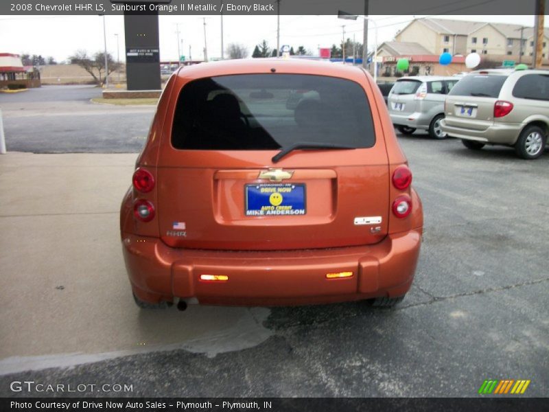 Sunburst Orange II Metallic / Ebony Black 2008 Chevrolet HHR LS