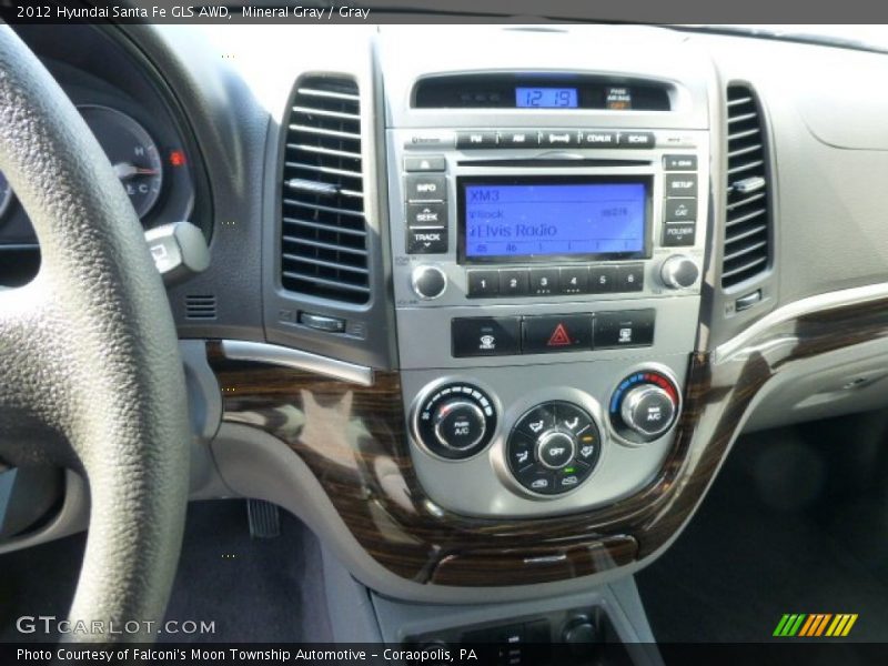 Mineral Gray / Gray 2012 Hyundai Santa Fe GLS AWD