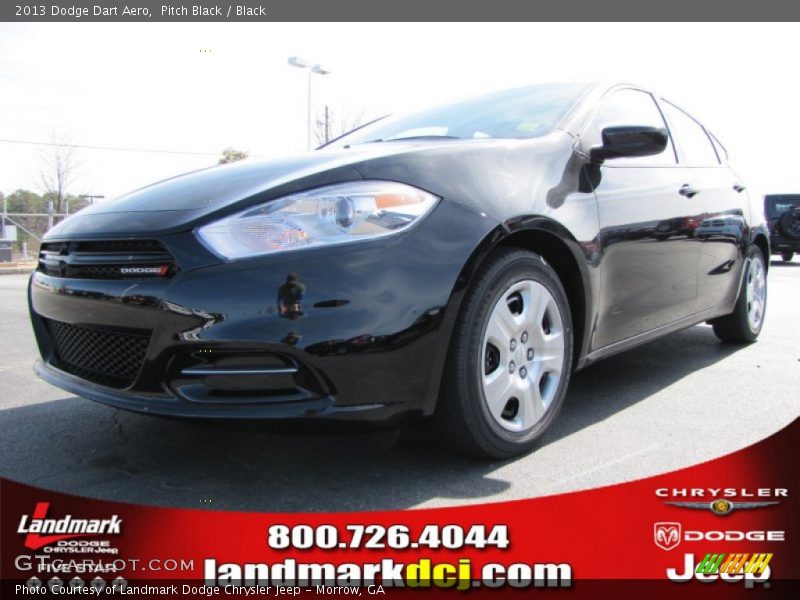 Pitch Black / Black 2013 Dodge Dart Aero