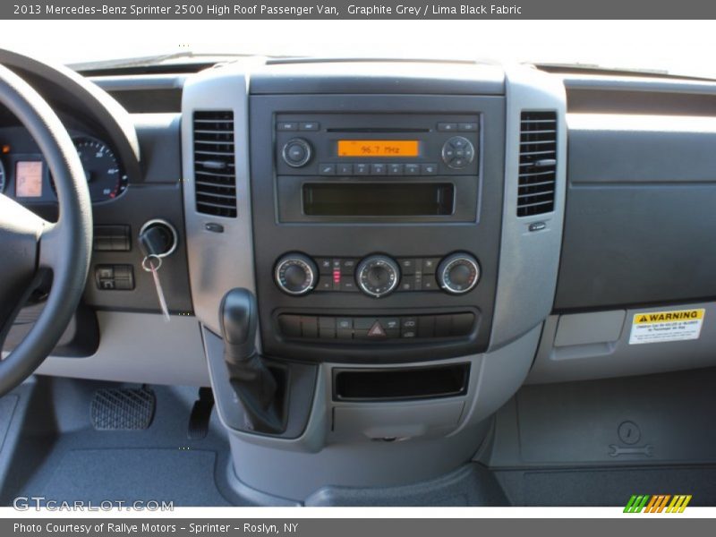 Controls of 2013 Sprinter 2500 High Roof Passenger Van