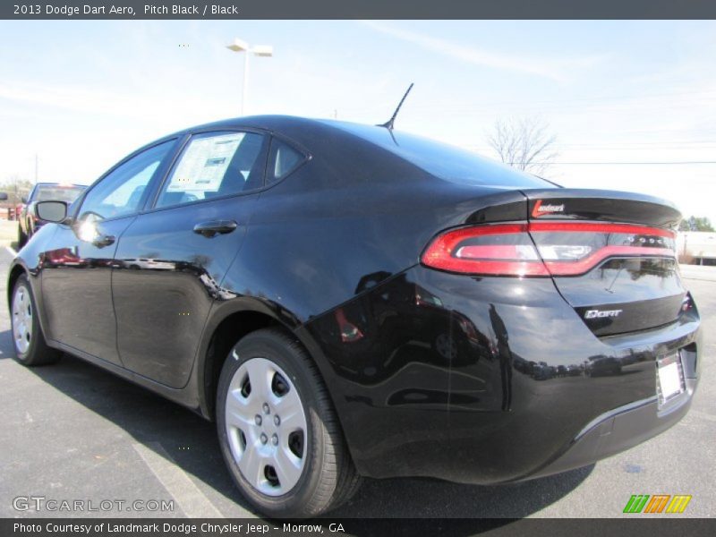 Pitch Black / Black 2013 Dodge Dart Aero
